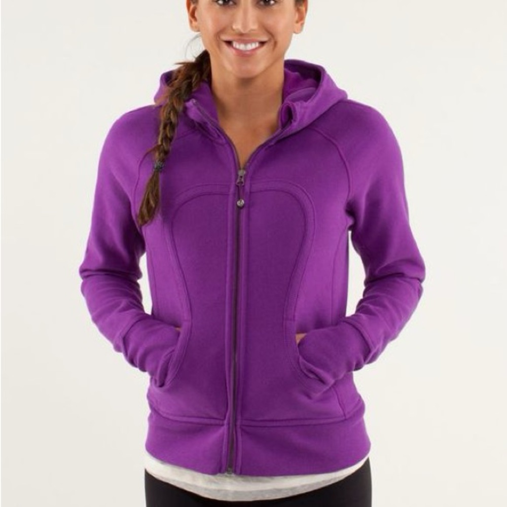 LULULEMON Women's Full-Zip Scuba Jacket in Tender Violet Size 2